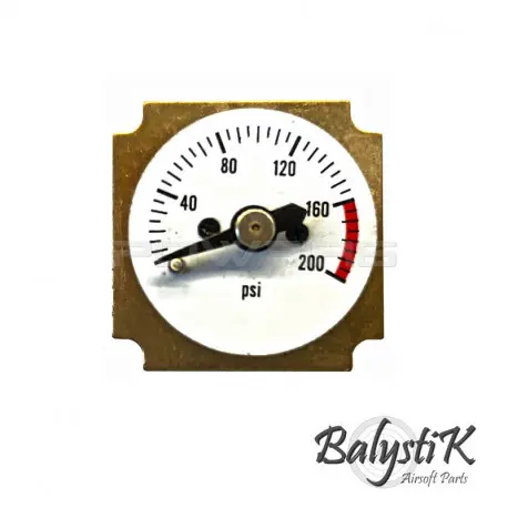 [BAL-MANO-HPR-200] Balystik Manomètre 0-200 PSI pour régulateur HPR800C